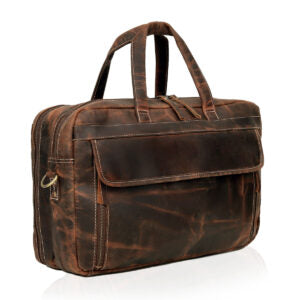American Brown Leather Briefcase Bag Cute