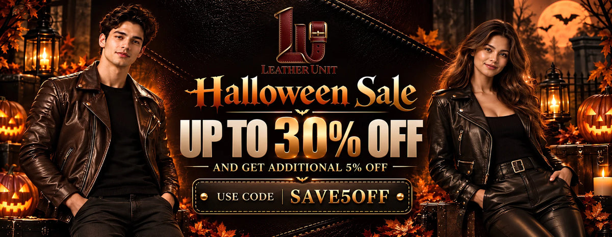 Leather Unit Halloween Sale – up to 30% off plus additional 10% off with code SAVE10