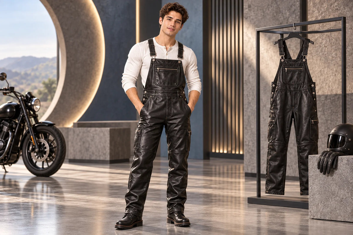 Leather Overalls